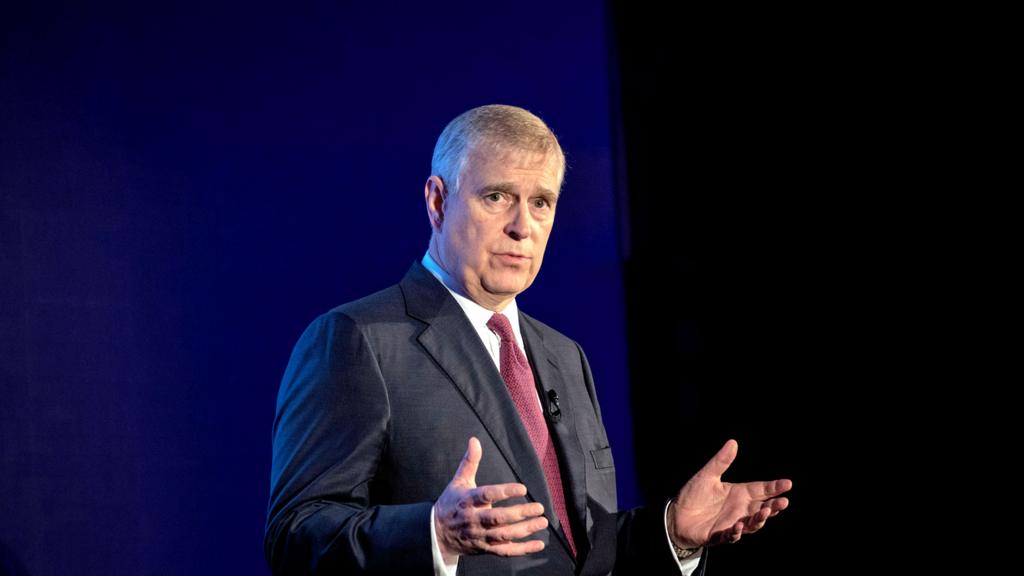 The Duke of York hosts an event at Buckingham Palace in London in 2019