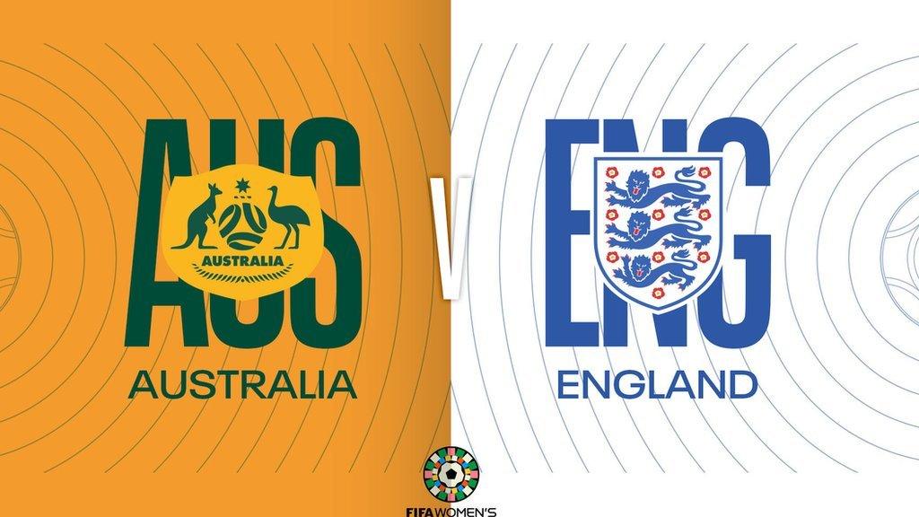 Australia v England graphic