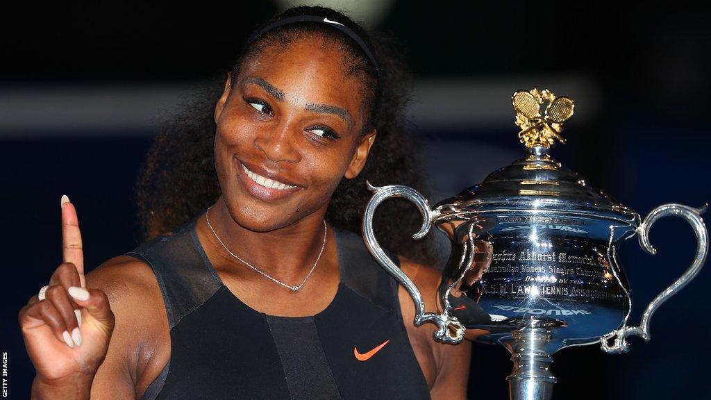 Serena Williams won her 23rd Grand Slam at this year's Australian Open - an Open era record