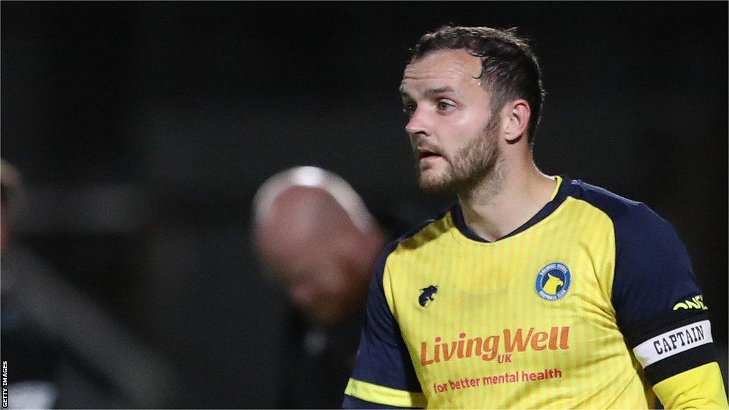 Jamey Osborne in action for Solihull Moors