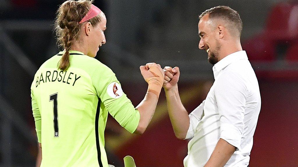 Karen Bardsley and Mark Sampson