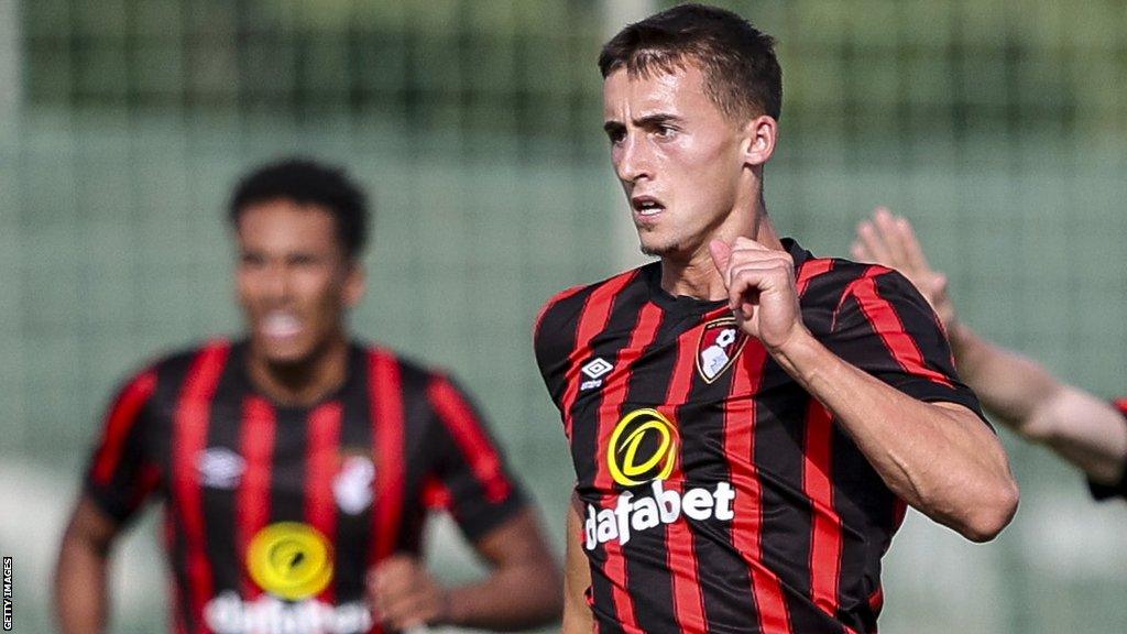 Owen Bevan of Bournemouth during a pre-season friendly between AFC Bournemouth and Maccabi Tel Aviv