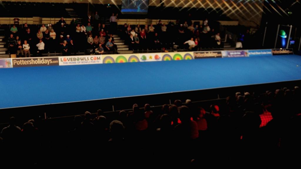 World Indoor Bowls Championships at the Potters Holiday Camp.