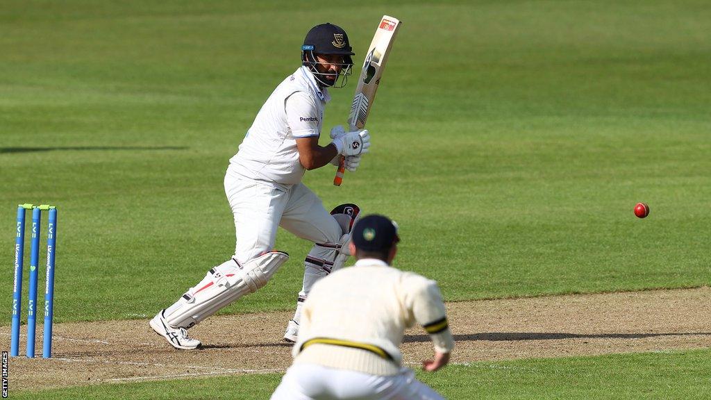 Cheteshwar Pujara bats for Sussex