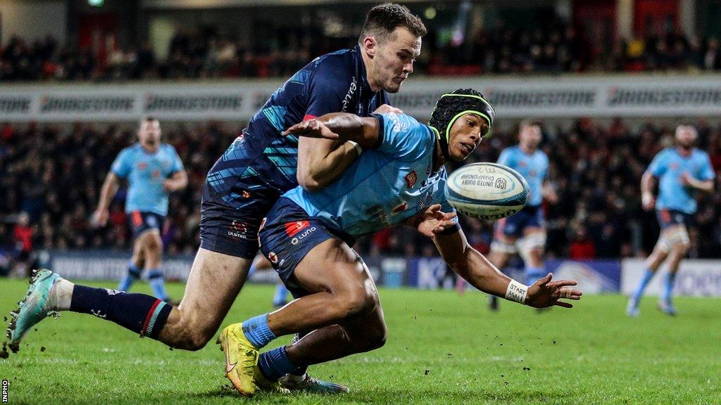 Jacob Stockdale impressed for Ulster while Kurt-Lee Arendse scored a superb try for the Bulls