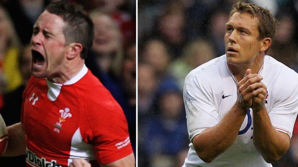 Shane Williams and Jonny Wilkinson