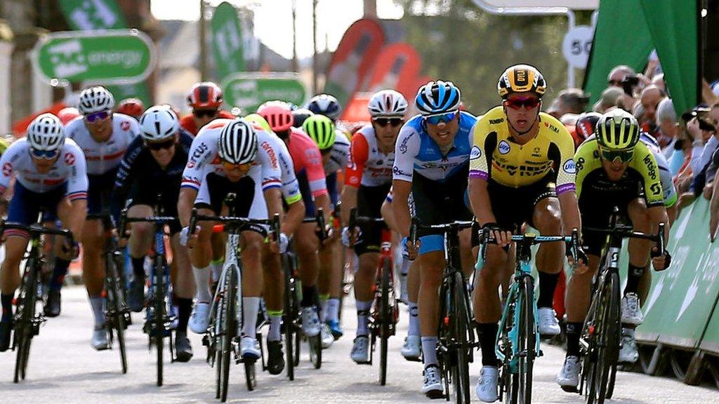 The men's and women's road races will finish in Glasgow's George Square