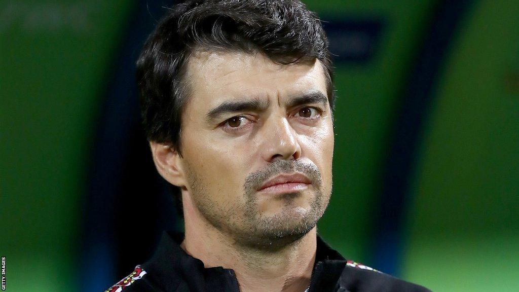 Angola coach Pedro Goncalves