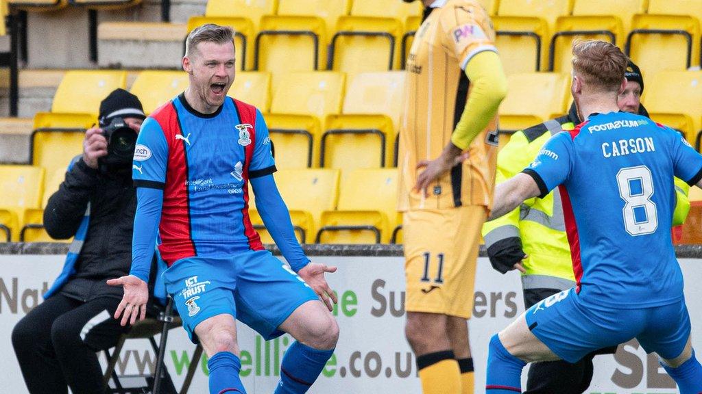 The Northern Ireland striker continued a fine season, with two fine strikes that saw opportunistic Inverness to progress. He's approaching a ton of goals for Thistle.