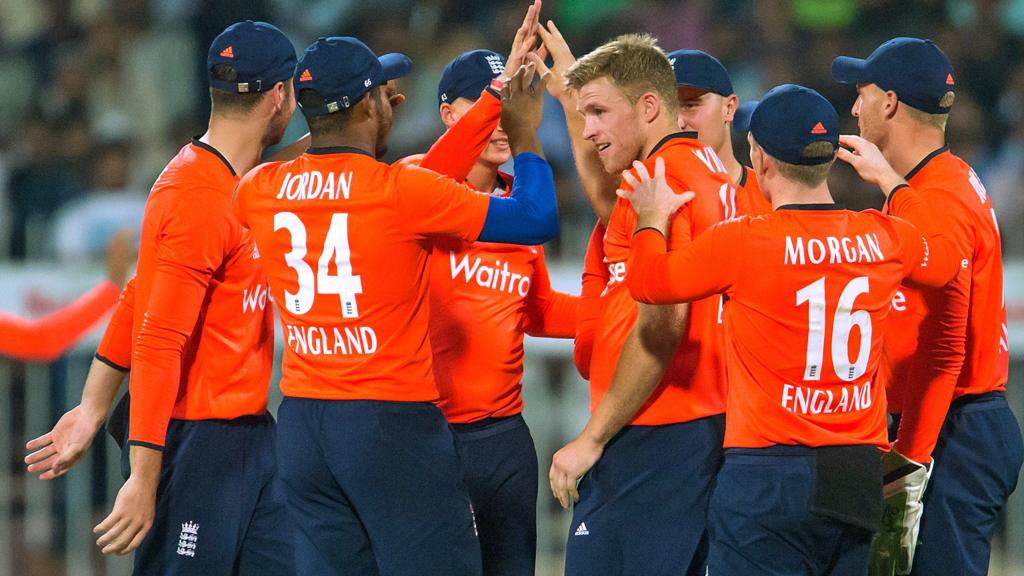England celebrate