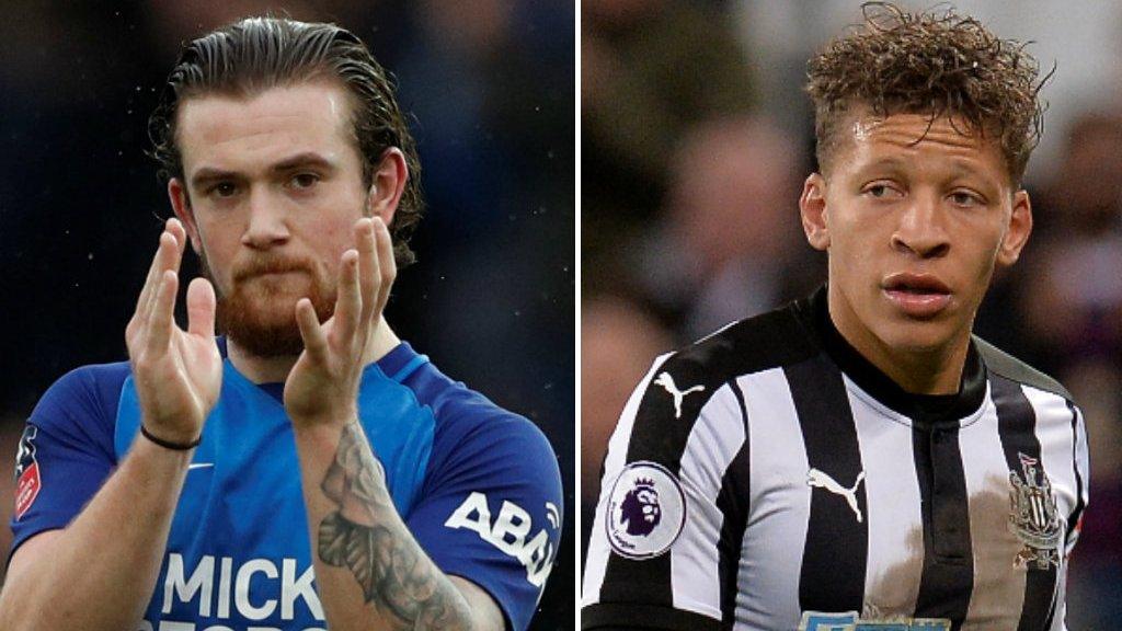 Jack Marriott (left) and Dwight Gayle