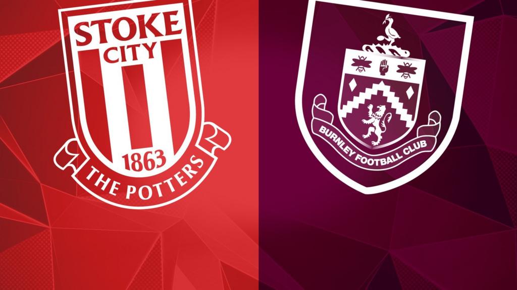 Stoke City and Burnley badges