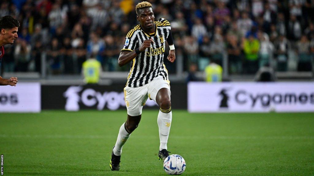 Paul Pogba in action for Juventus