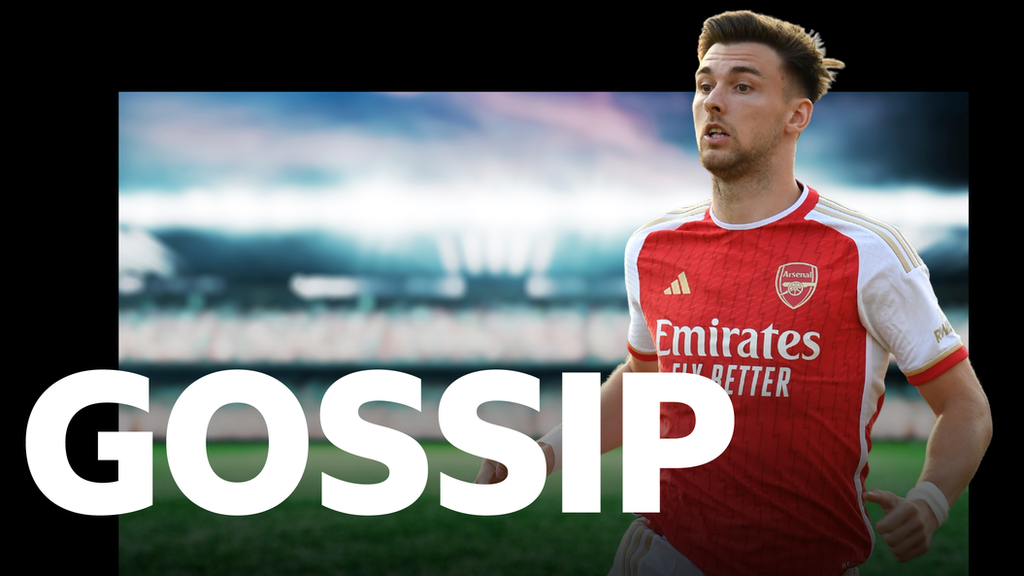 BBC gossip graphic with Kieran Tierney on it