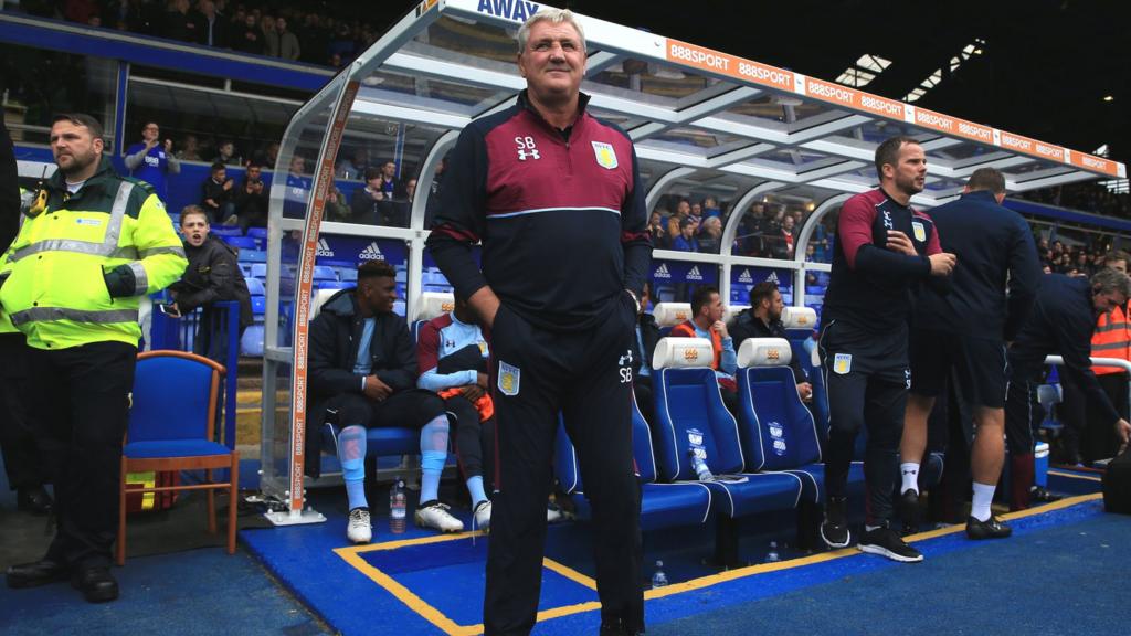 Aston Villa manager Steve Bruce