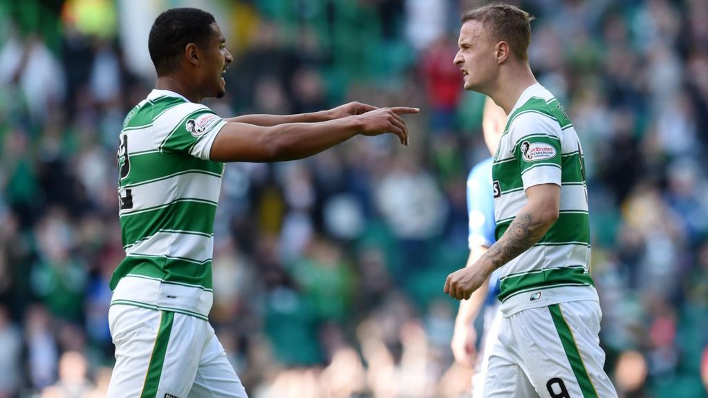 Saidy Janko and Leigh Griffiths