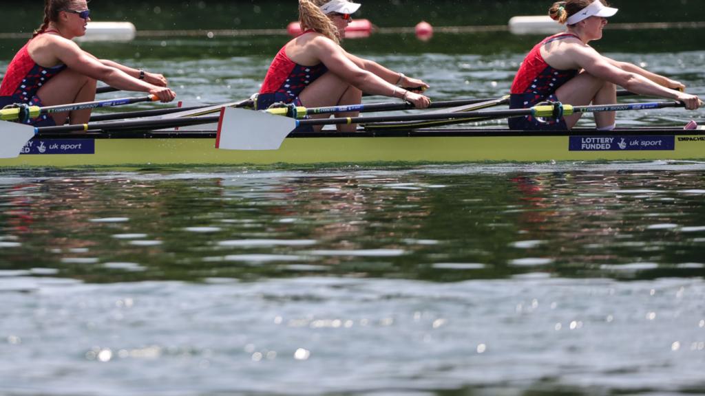 GB women's quad sculls team