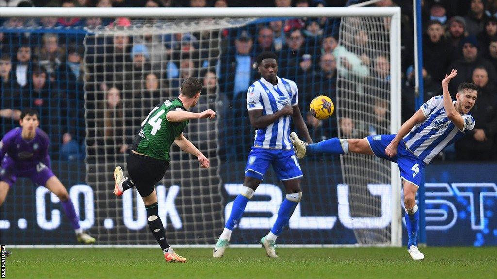 Ben Sheaf scores his first goal