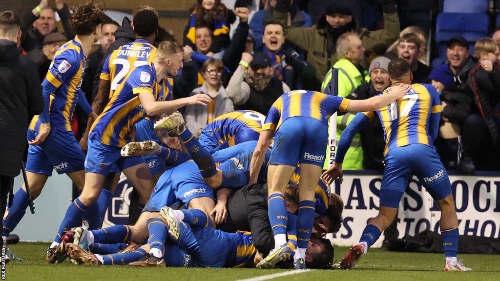 Shrewsbury celebrate