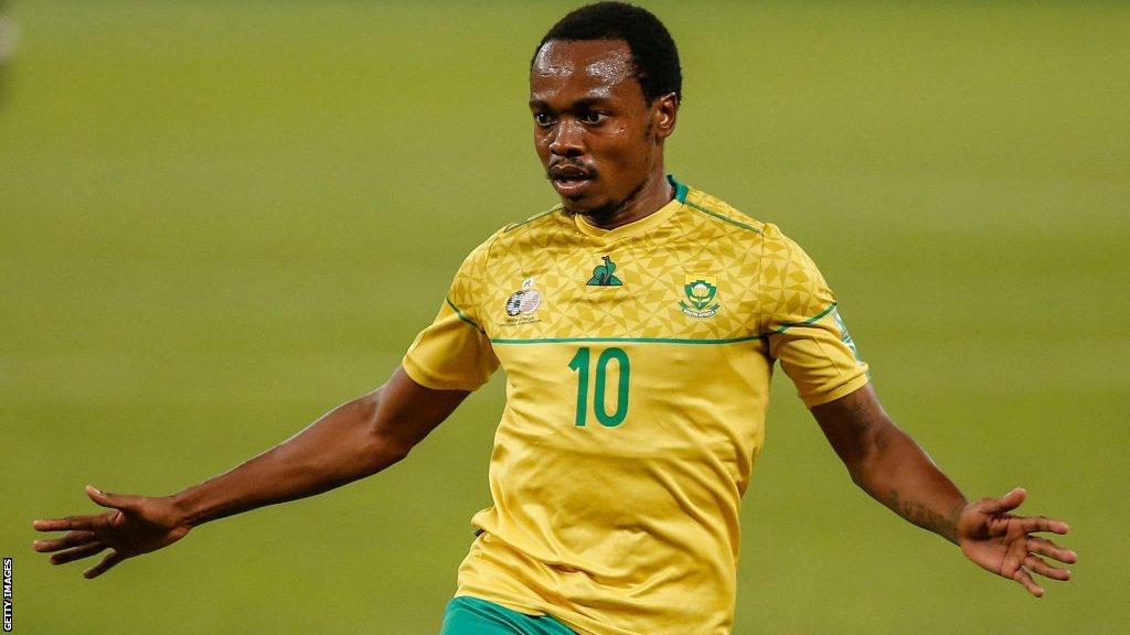 South Africa forward Percy Tau