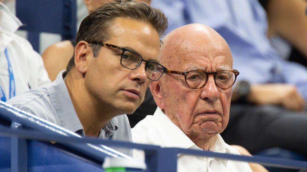 Lachlan and Rupert Murdoch