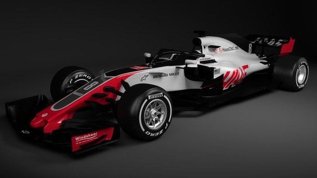 Haas 2018 Formula One car