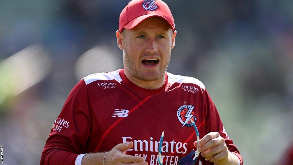 Matt Parkinson in action for Lancashire Lightning