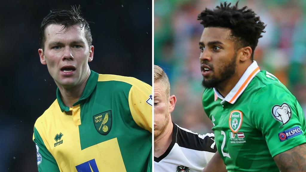 Jonny Howson and Cyrus Christie