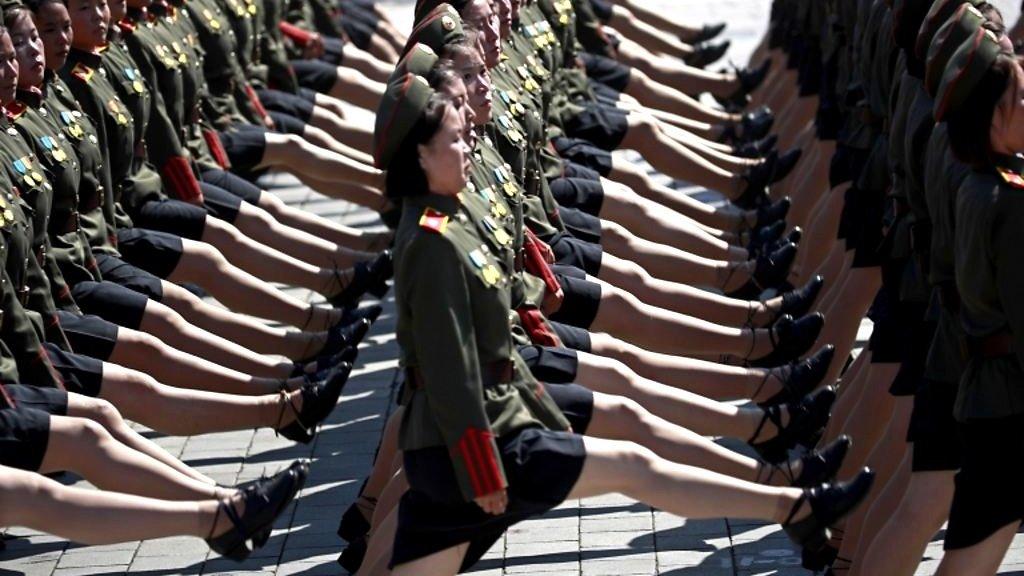 North Korean military parade