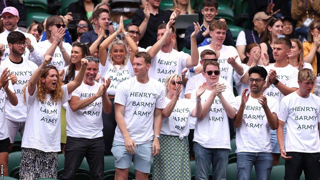 Henry Searle's supporters