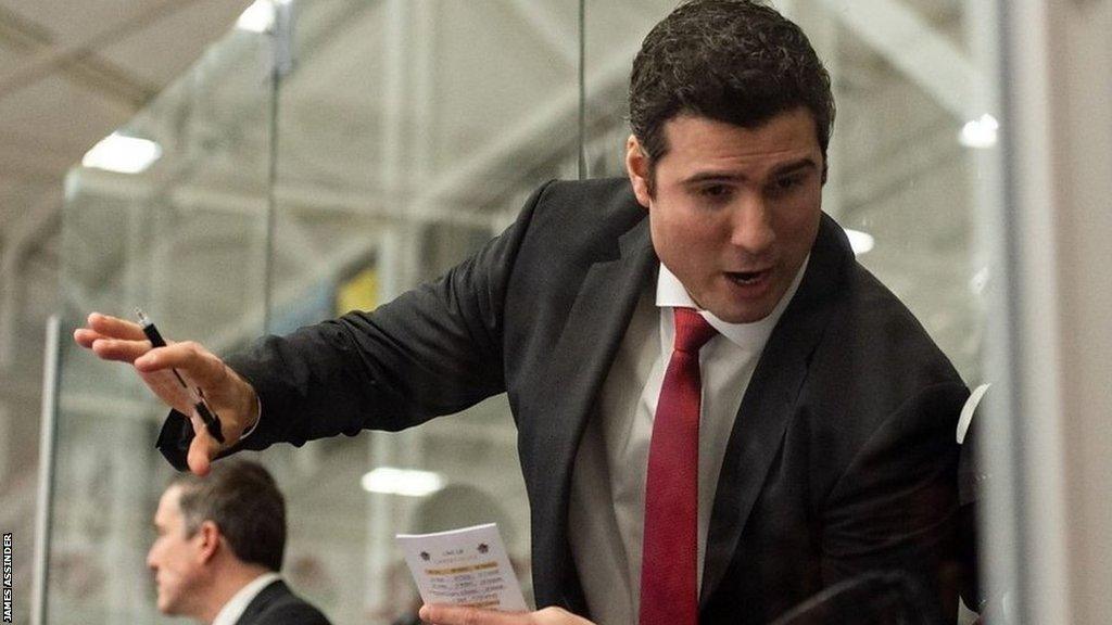 Cardiff Devils head coach Brodie Dupont