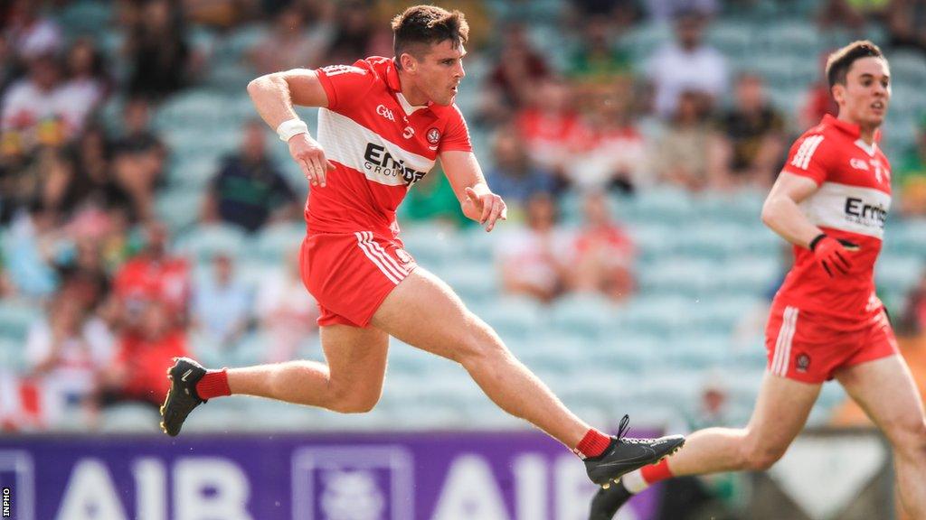 Conor Doherty scored the first of three second-half goals for Derry