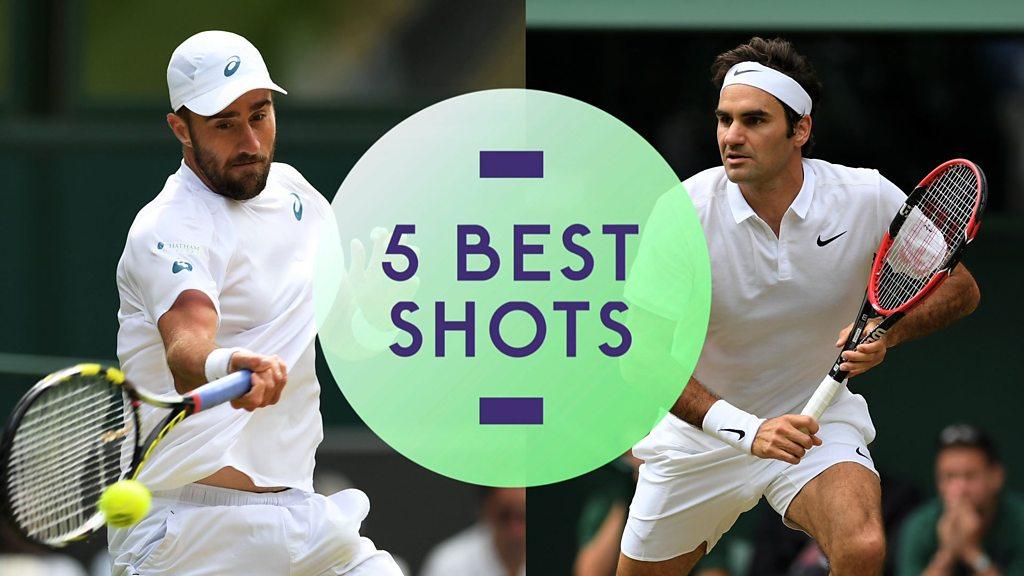 Federer into QFs: Best 5 shots