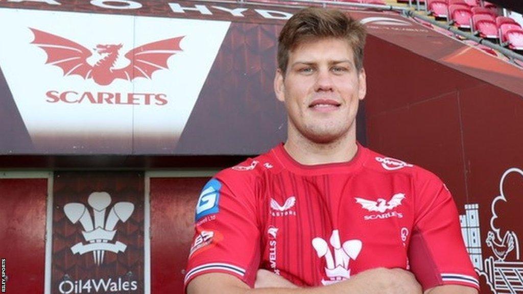 Scarlets' new signing Jarrod Taylor