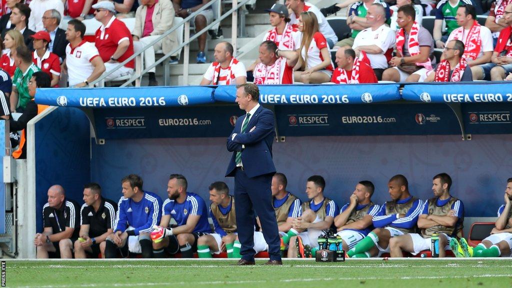 Michael O'Neill at Euro 2016