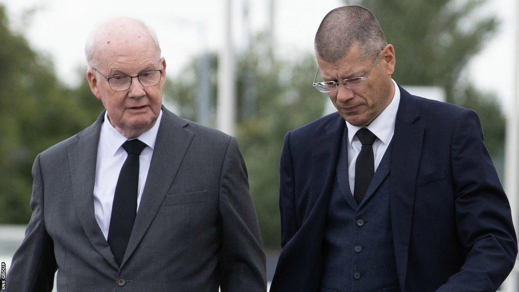 SPFL chairman Murdoch MacLennan and chief executive Neil Doncaster