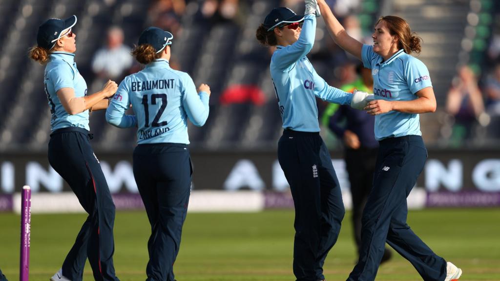 England celebrate