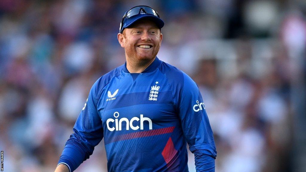 Jonny Bairstow smiles