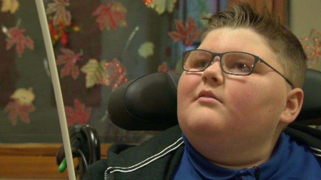 Mason Fountain, 13, has spent much of the past eight years in and out of Ipswich Hospital.