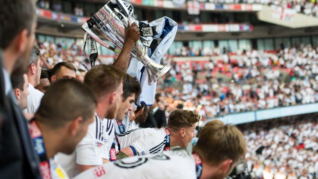 Fulham lift the trophy