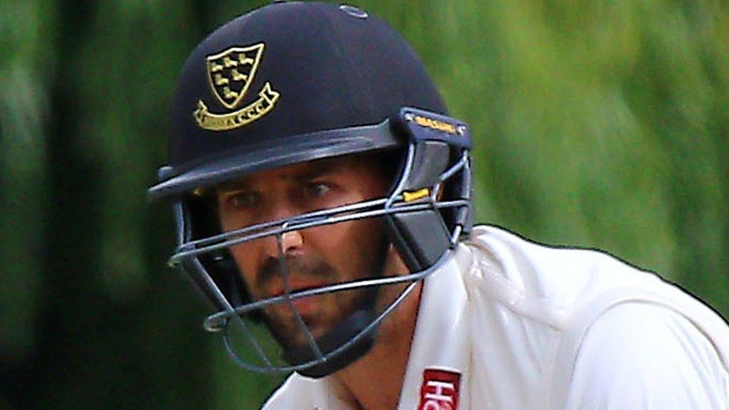 David Wiese registered the first County Championship century of the summer at Edgbaston