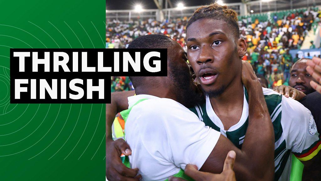Afcon 2023:The Gambia 2-3 Cameroon - highlights - BBC Sport
