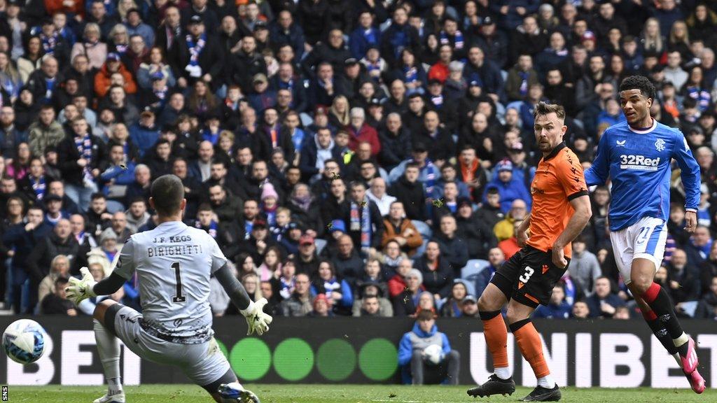 Malik Tillman netted the opener to break United's resistance shortly before half-time