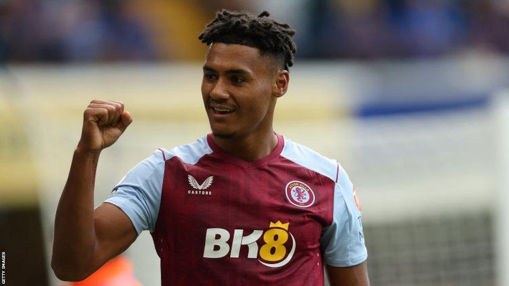 Ollie Watkins celebrates