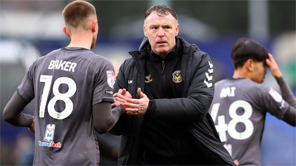 Newport County manager Graham Coughlan