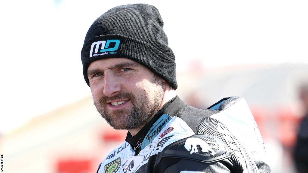 Michael Dunlop pictured at the 2022 North West 200