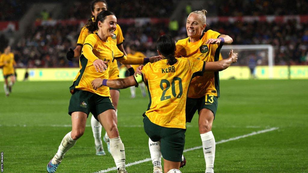 Australia celebrate