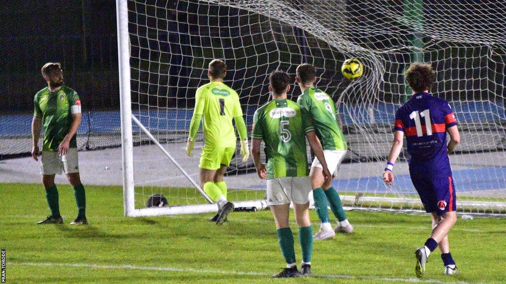 Southall score against Guernsey FC