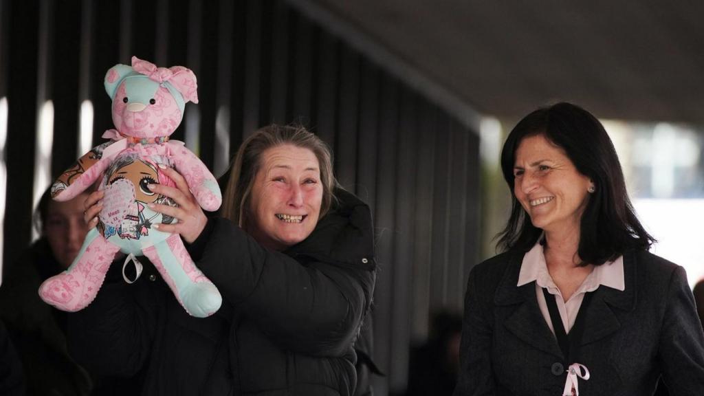 Cheryl Korbel leaving court