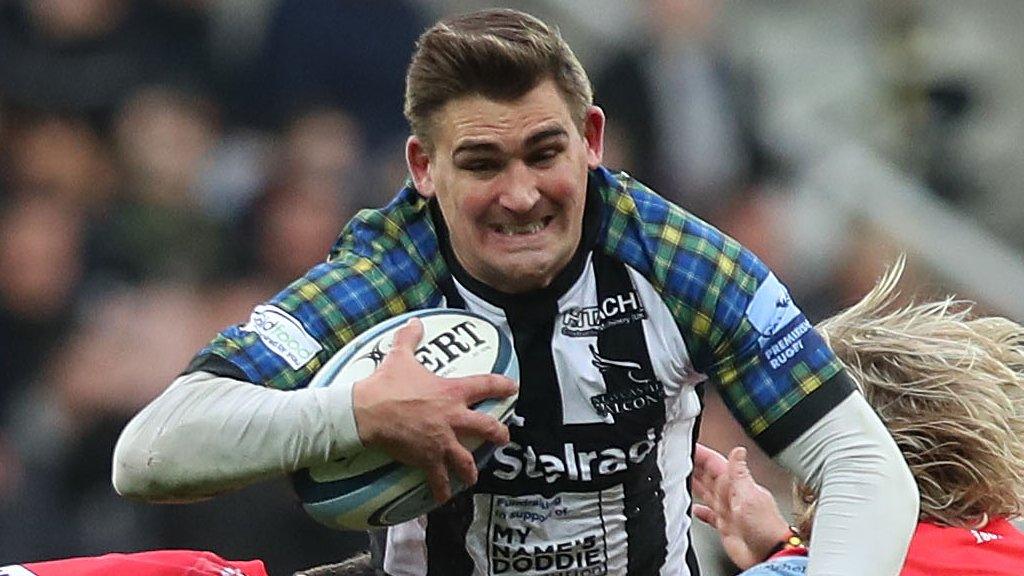 Toby Flood of Newcastle Falcons